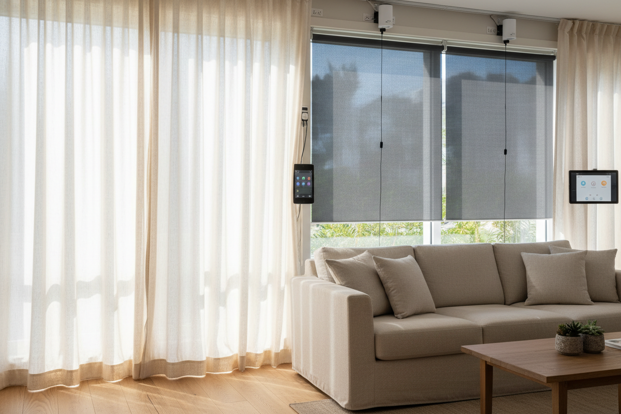 DIY Solar Screen Kit: Motorized Heat Blocking on a Budget