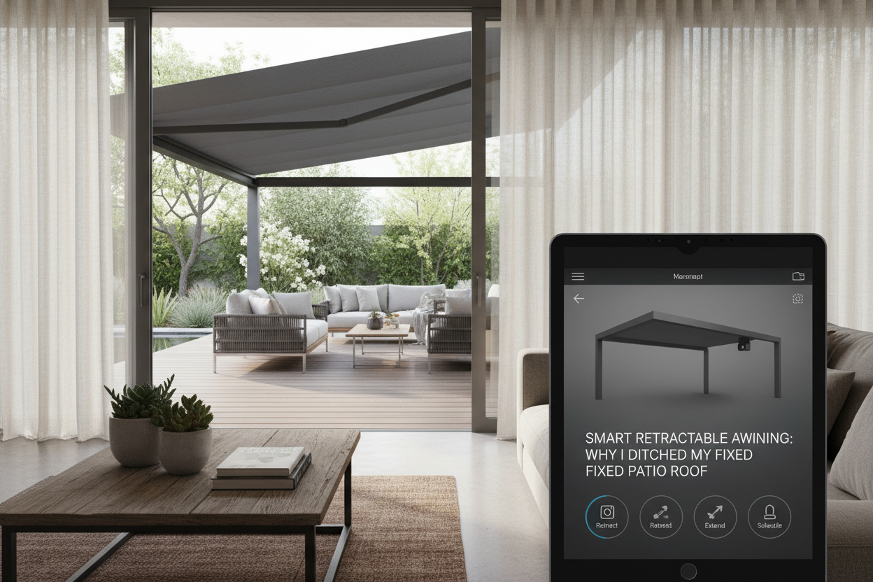 Smart Retractable Awning: Why I Ditched My Fixed Patio Roof