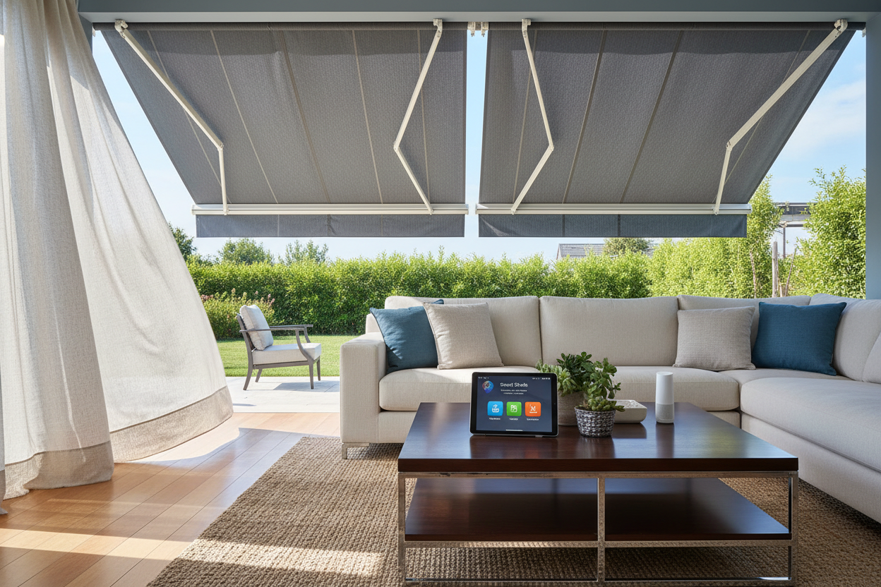 Awnings and Canopies: Upgrading to Smart Motorized Shade