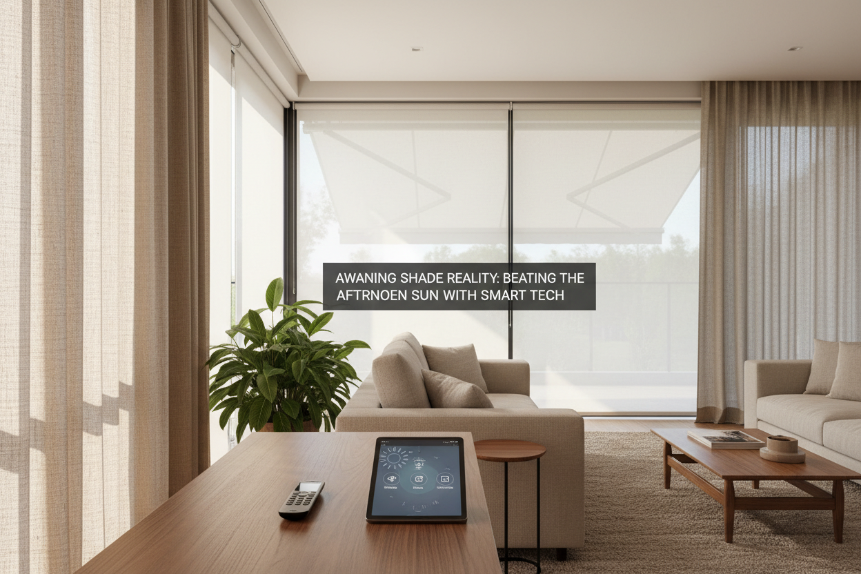 Awning Shade Reality: Beating the Afternoon Sun with Smart Tech