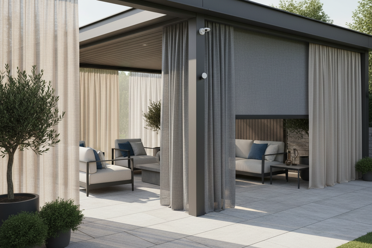 Motorized Retractable Side Awning: Wind Sensors & Smart Control