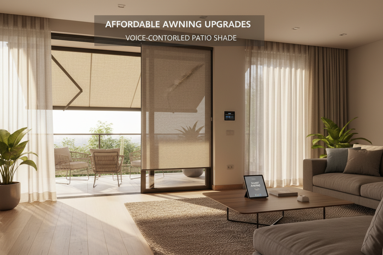 Affordable Awning Upgrades: Voice-Controlled Patio Shade