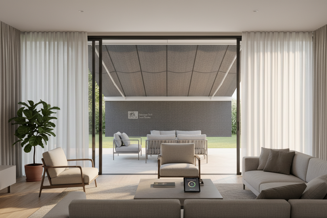 Retractable Solar Awning Review: Smart Shade Without the Wires