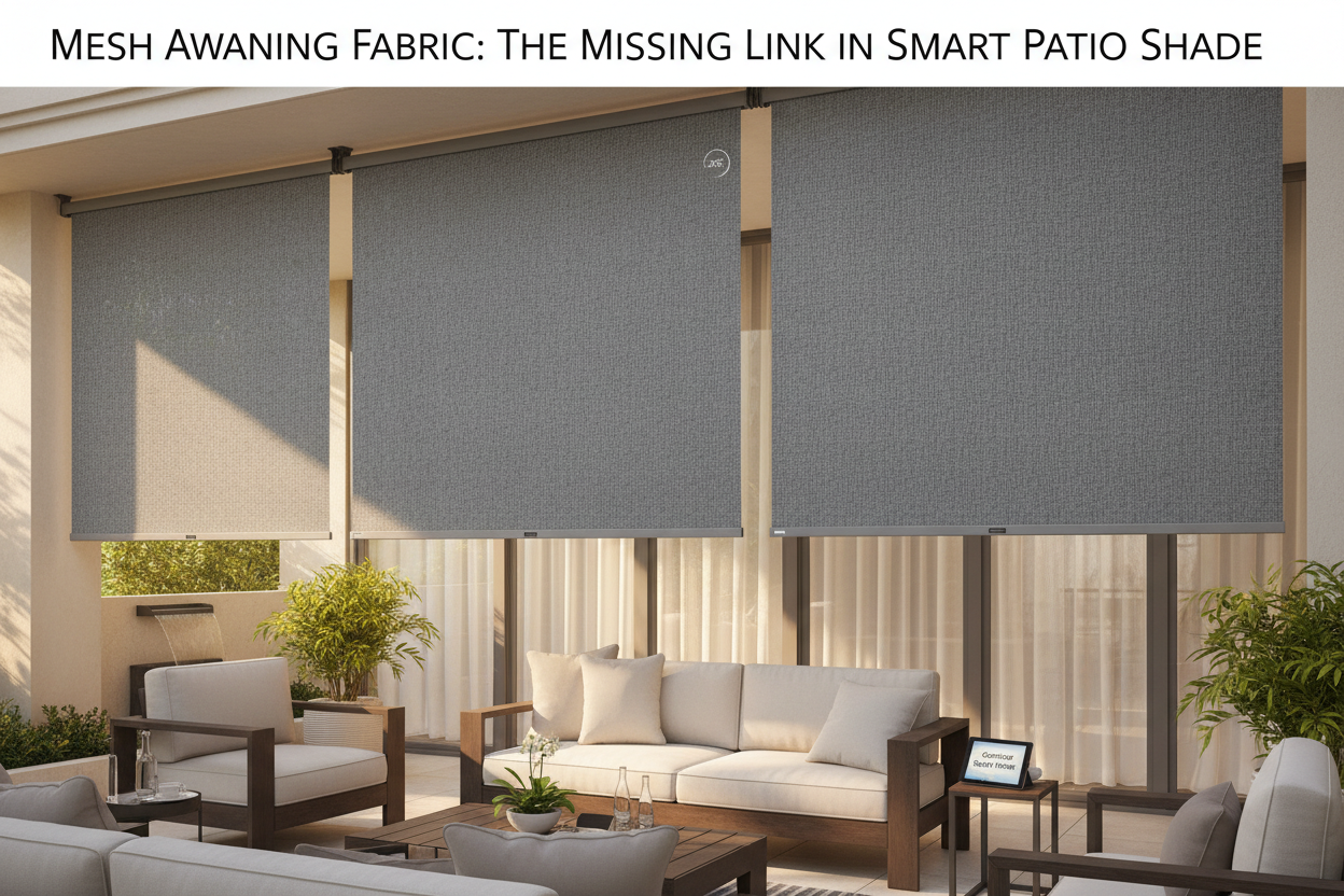 Mesh Awning Fabric: The Missing Link in Smart Patio Shade