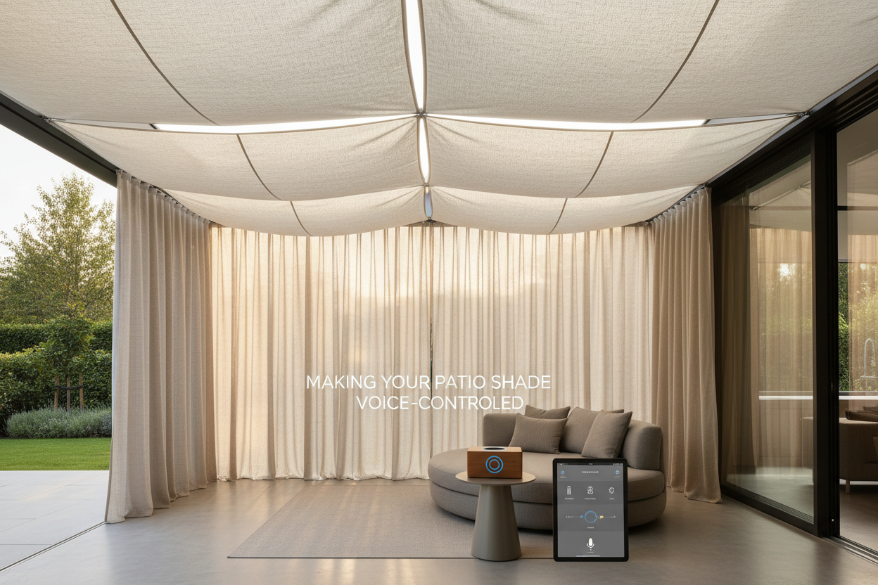 Canopy for Sun: Making Your Patio Shade Voice-Controlled