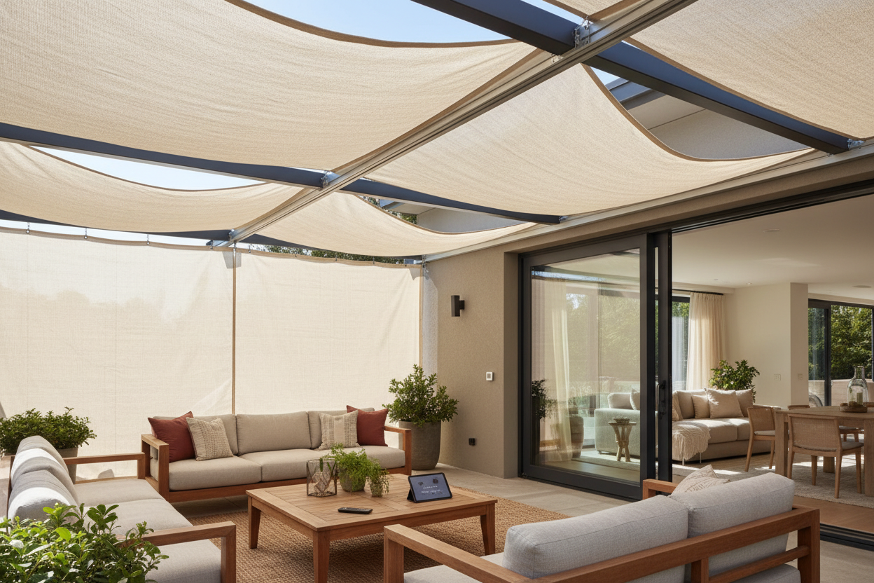 Tent Shades Canopy: Why I Switched to Motorized Patio Shade