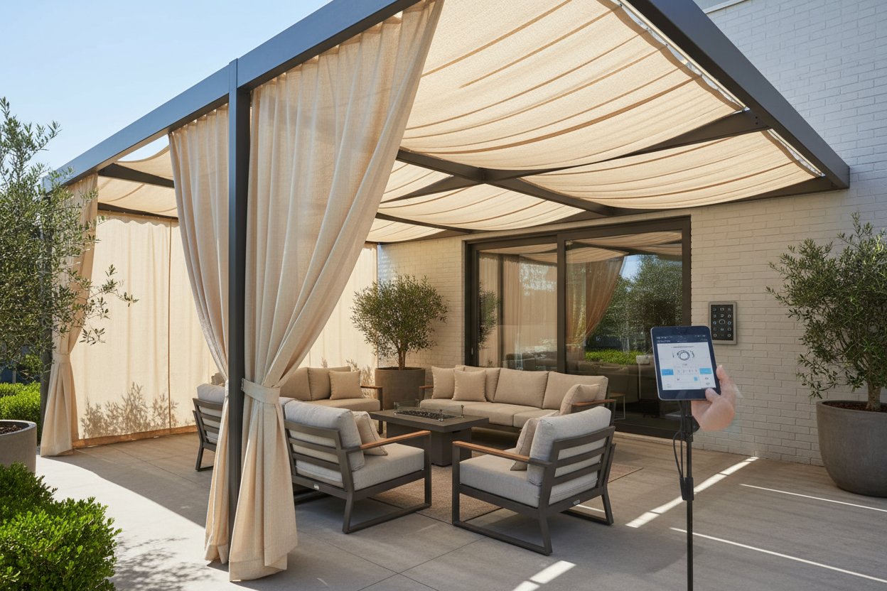 Fabric Shade Canopy: Making Your Outdoor Space Smart