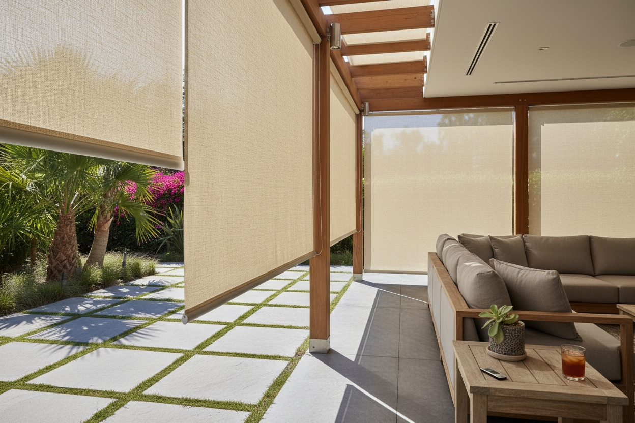 Smart outdoor shade porch upgrades: Why I ditched manual cranks