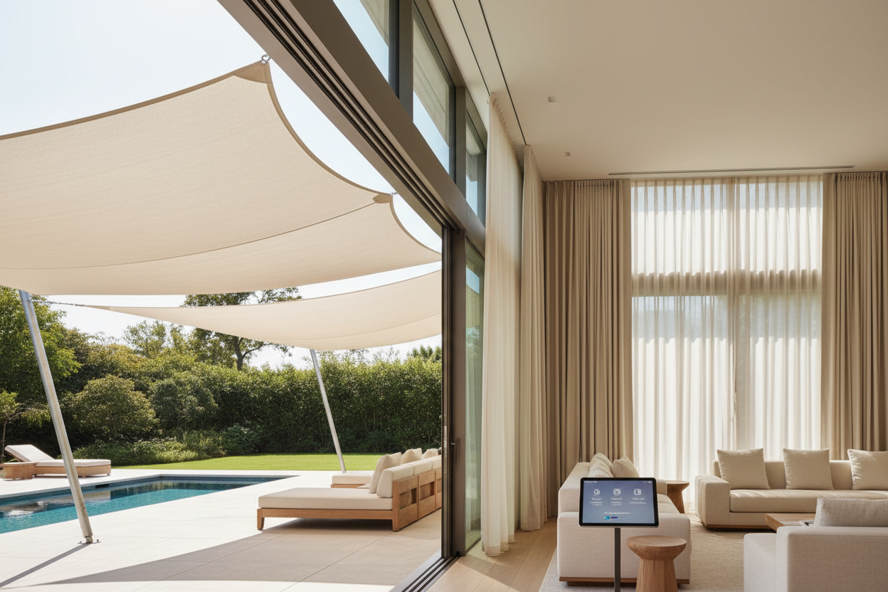 Sun Shade Large: Taming Afternoon Glare with Smart Tech