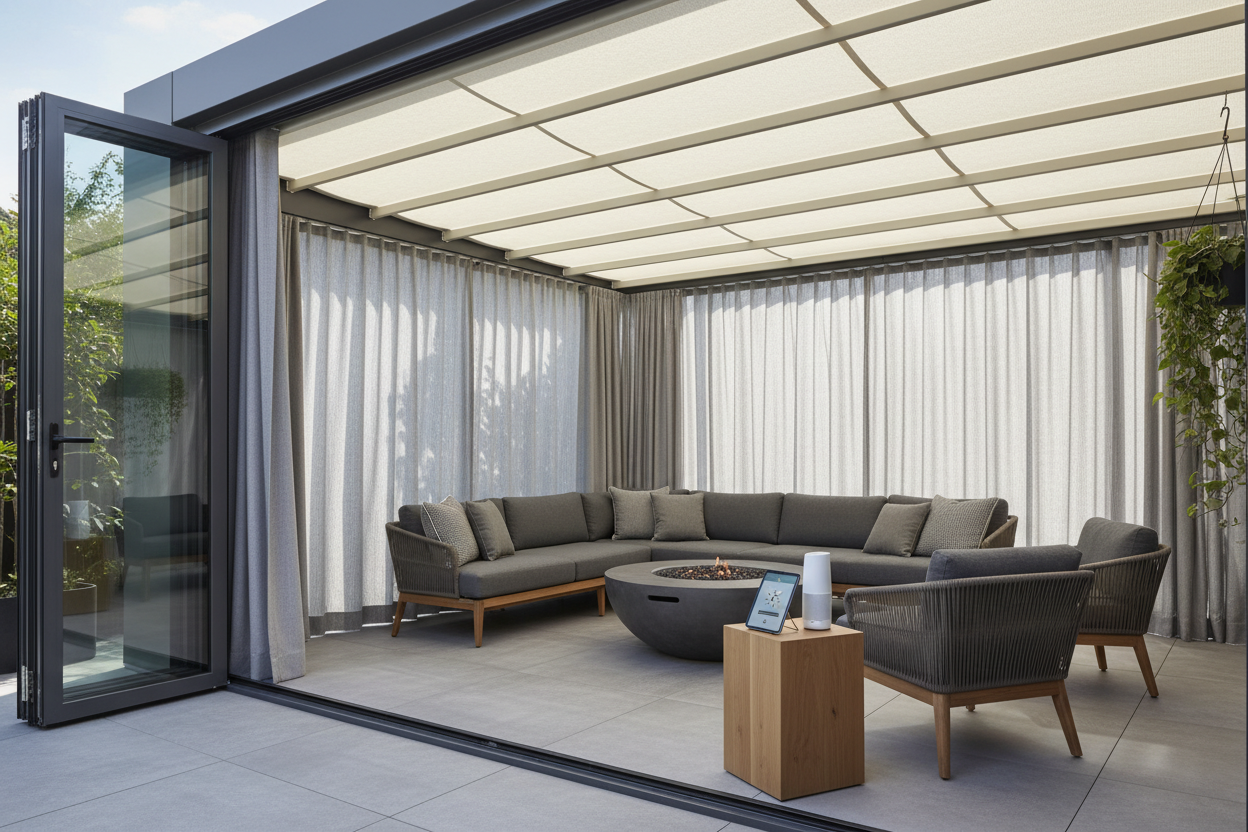 Rainproof Sun Shade: My Voice-Controlled Patio Upgrade