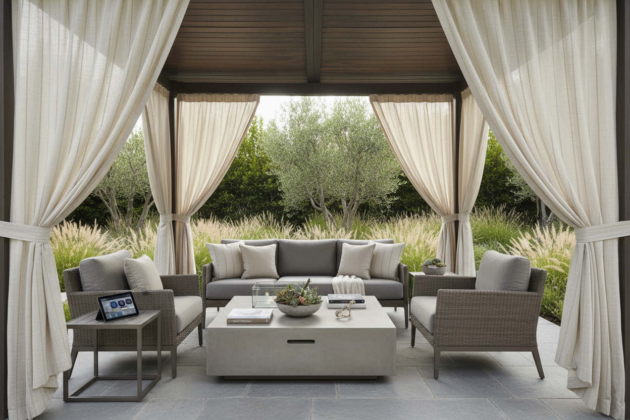 Gazebo Sun Shade: Why I Switched to Smart Patio Blinds