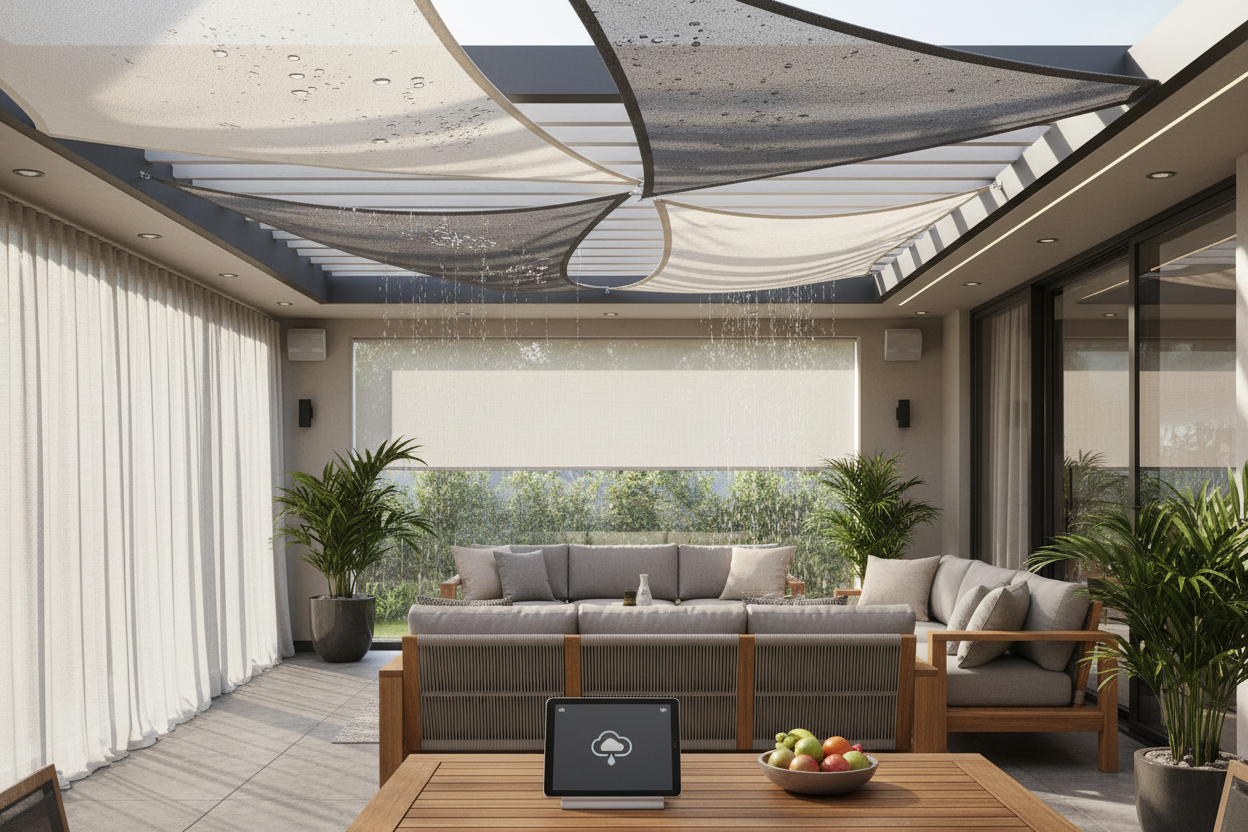 Do Shade Sails Block Rain? Waterproofing Your Smart Patio