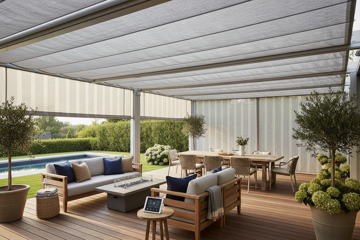 Fabric patio shades: Smart Cooling for Your Deck