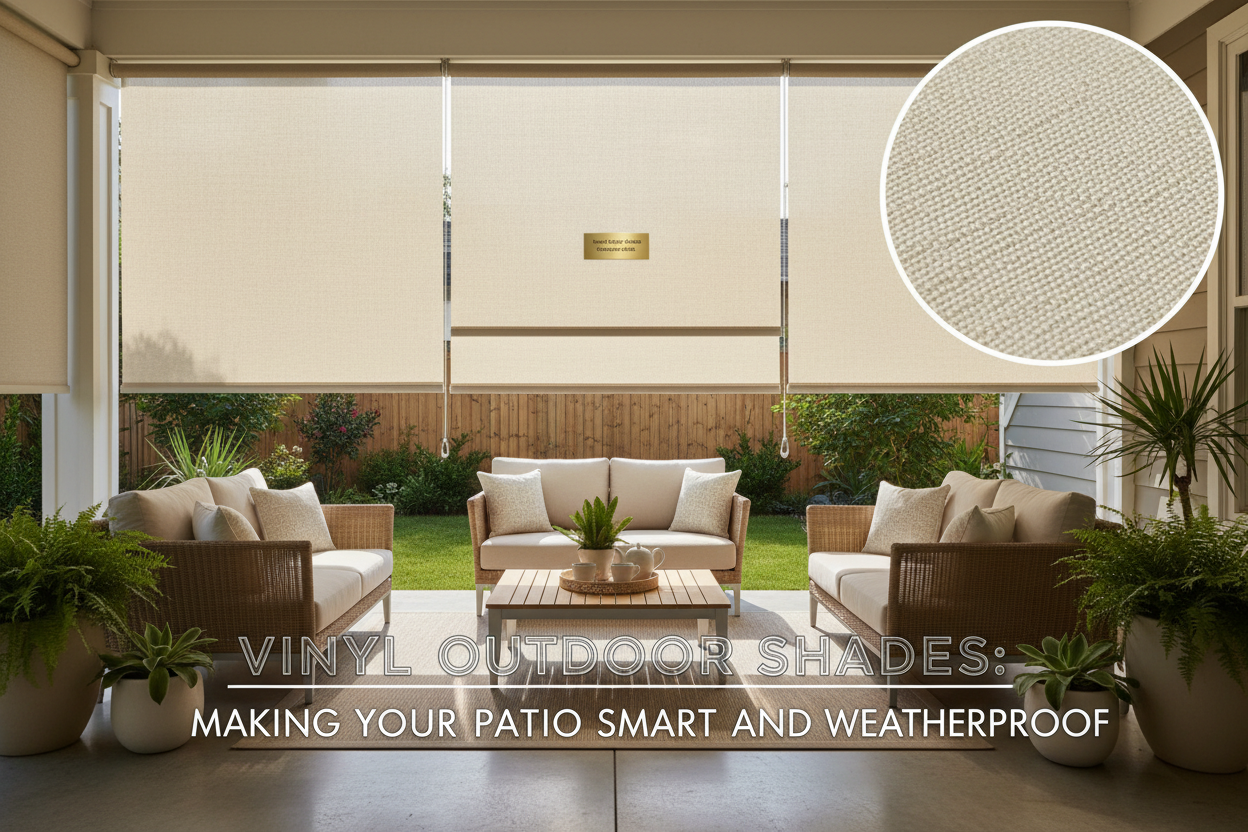 Vinyl Outdoor Shades: Making Your Patio Smart and Weatherproof