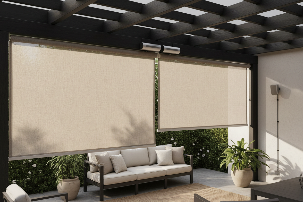 Outdoor Roll-Up Shade Hardware: Making Your Patio Smart