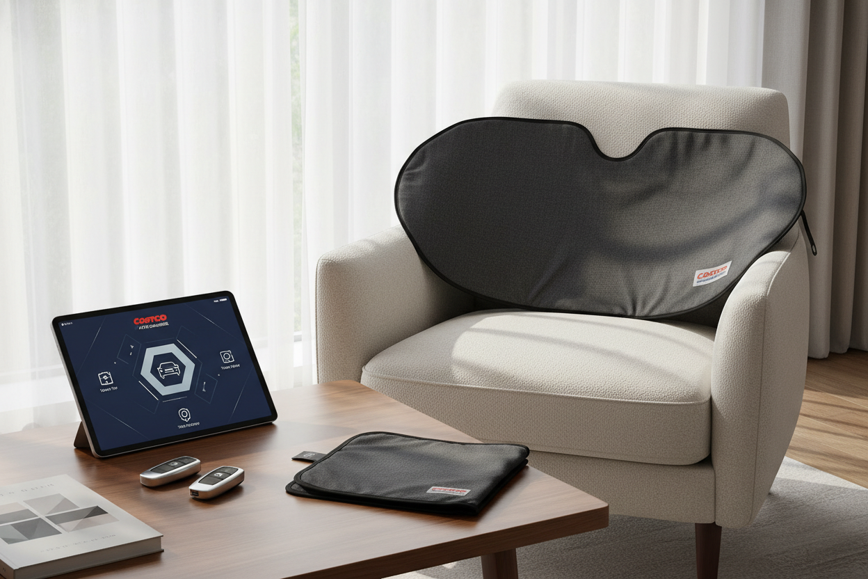 Car Windshield Sun Shade Costco: A Low-Tech Fix for Smart Cars