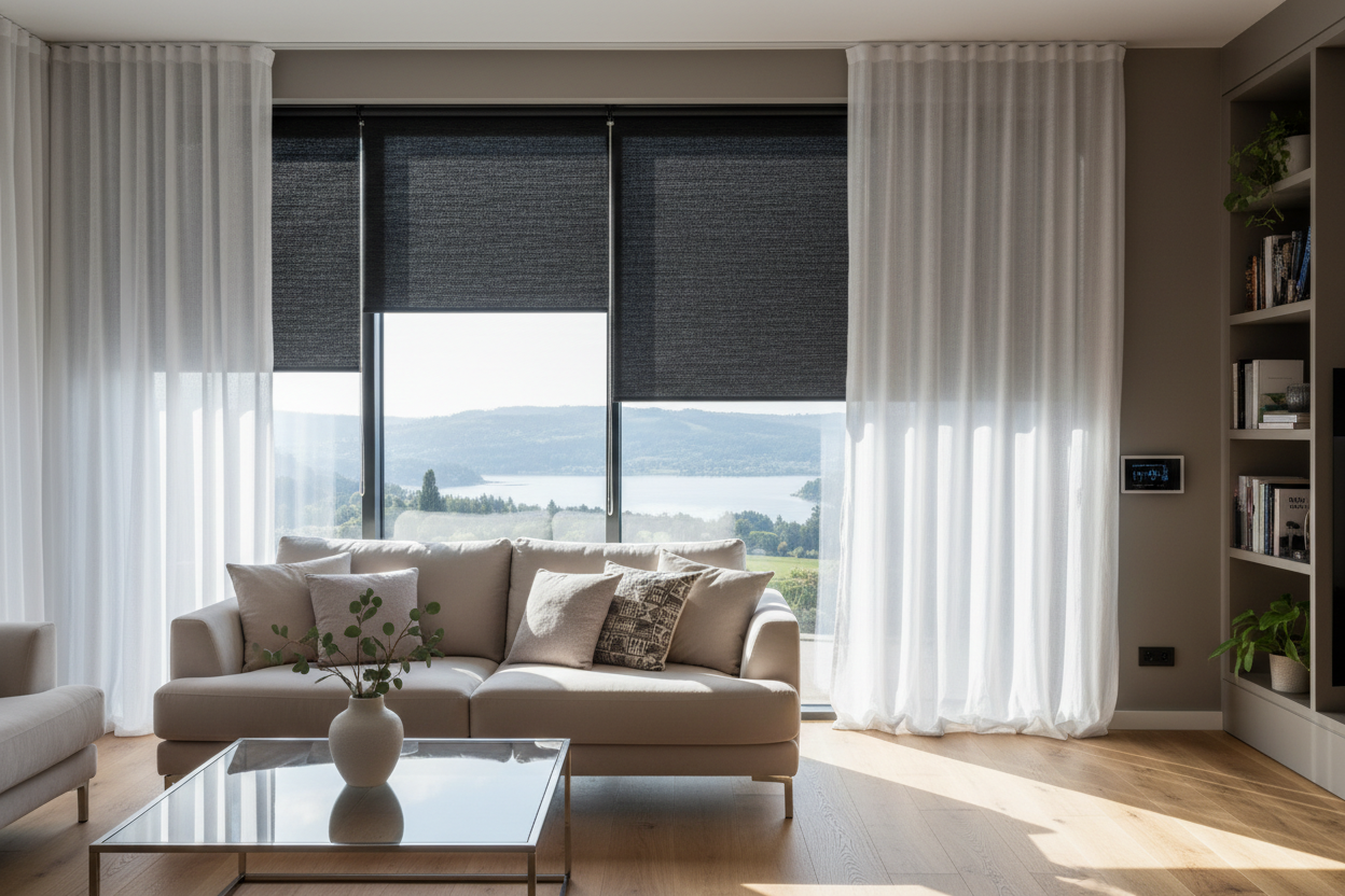 Black Solar Shades: Smart Glare Control Without Losing the View