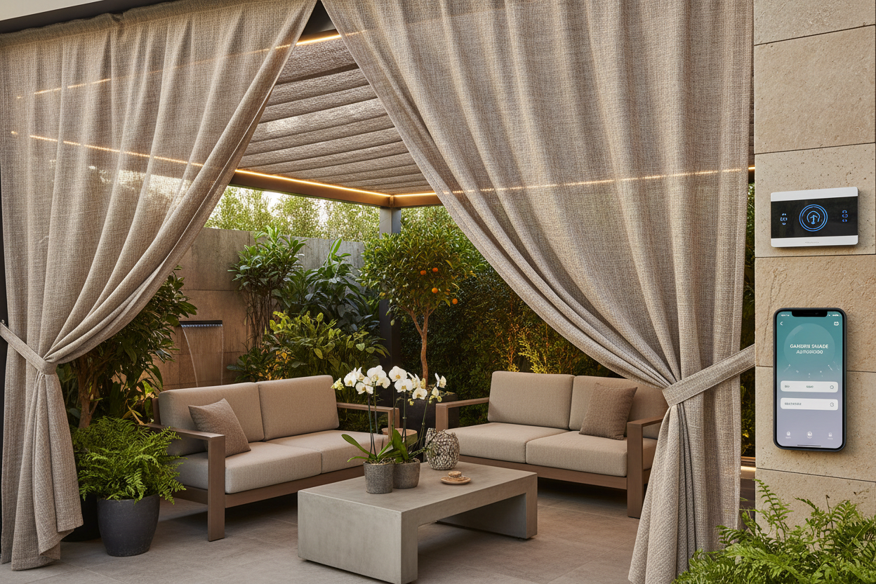 Cloth for Shade: Motorizing Your Garden Canopy