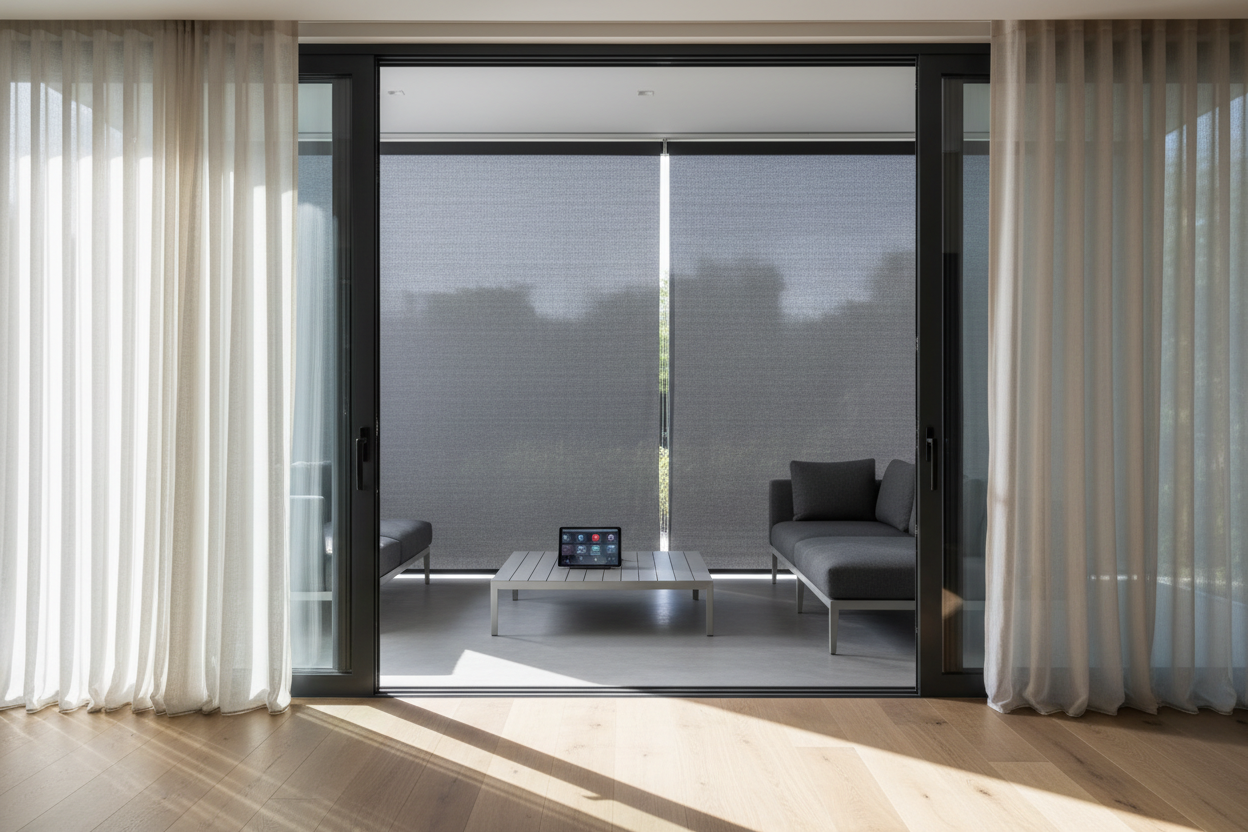 Heavy Duty Shade Cloth: Why I Motorized My Patio Shades