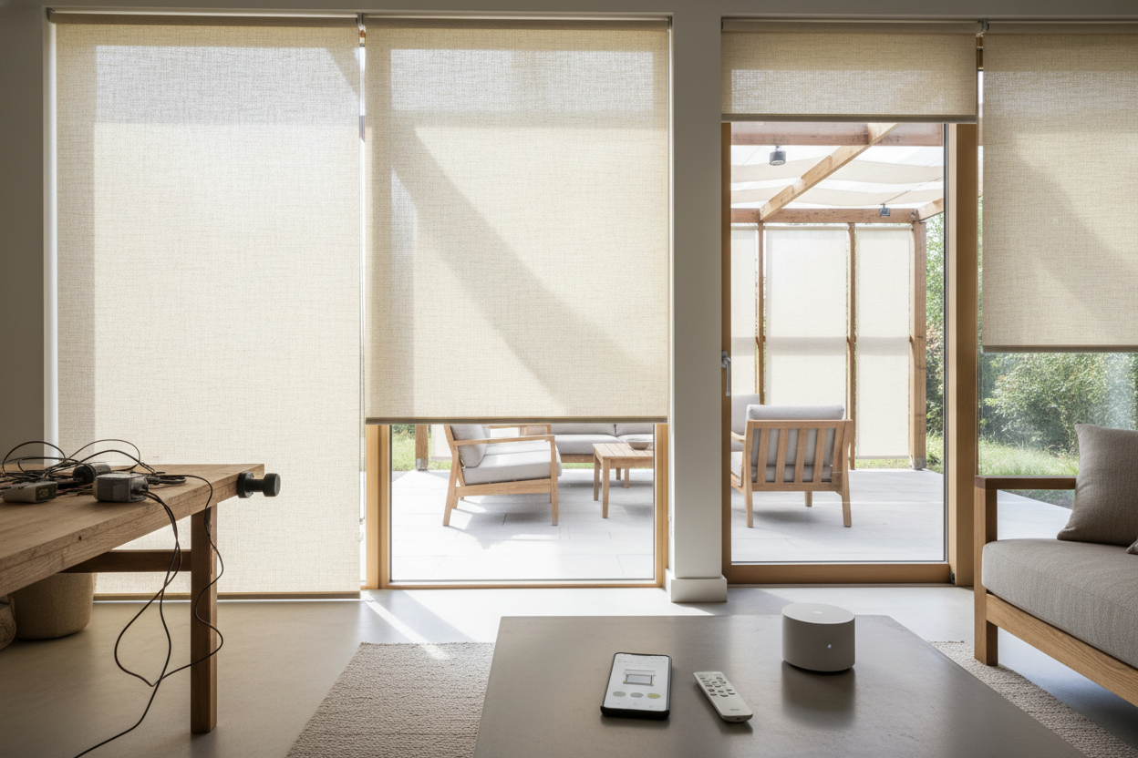 Ace Shade Cloth Meets Smart Tech: DIY Motorized Blinds