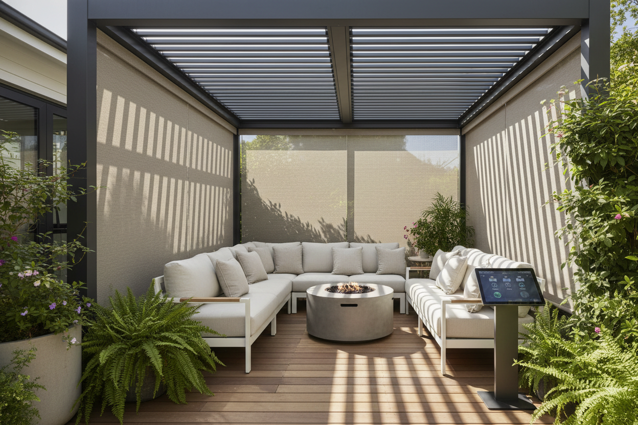Pergola for Shade: Are Motorized Louvers Worth the Upgrade?