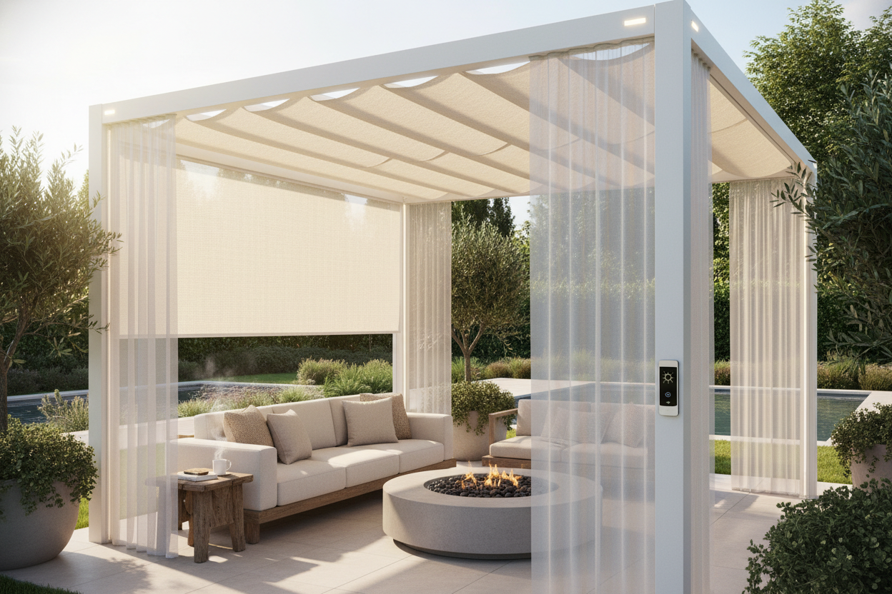 Ideas for Pergola Covers: My Switch to Motorized Shades