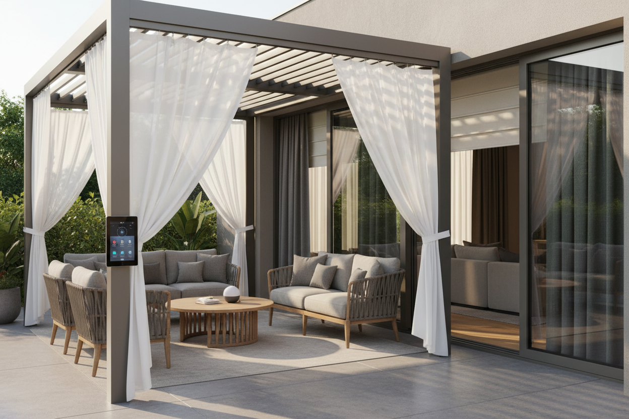 Pergola Covers for Shade: My Voice-Controlled Setup
