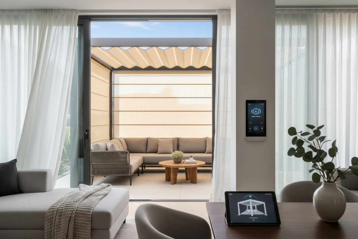 Shade Panel for Pergola: Why I Switched to Motorized