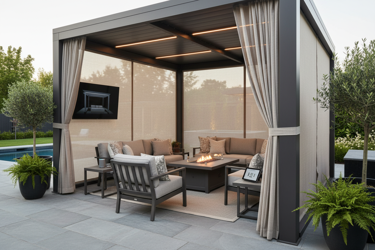 Pergola With Side Shade: How I Built a Smart Outdoor Oasis