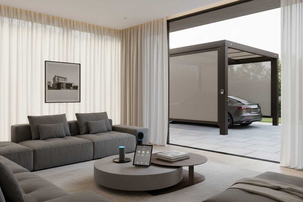 Motorized Car Shade Structure: My Smart Driveway Upgrade