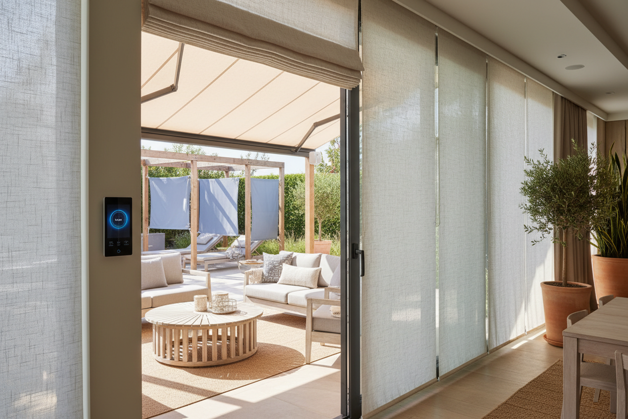 Temporary Shade Structures: Motorizing Your Summer Patio Setup