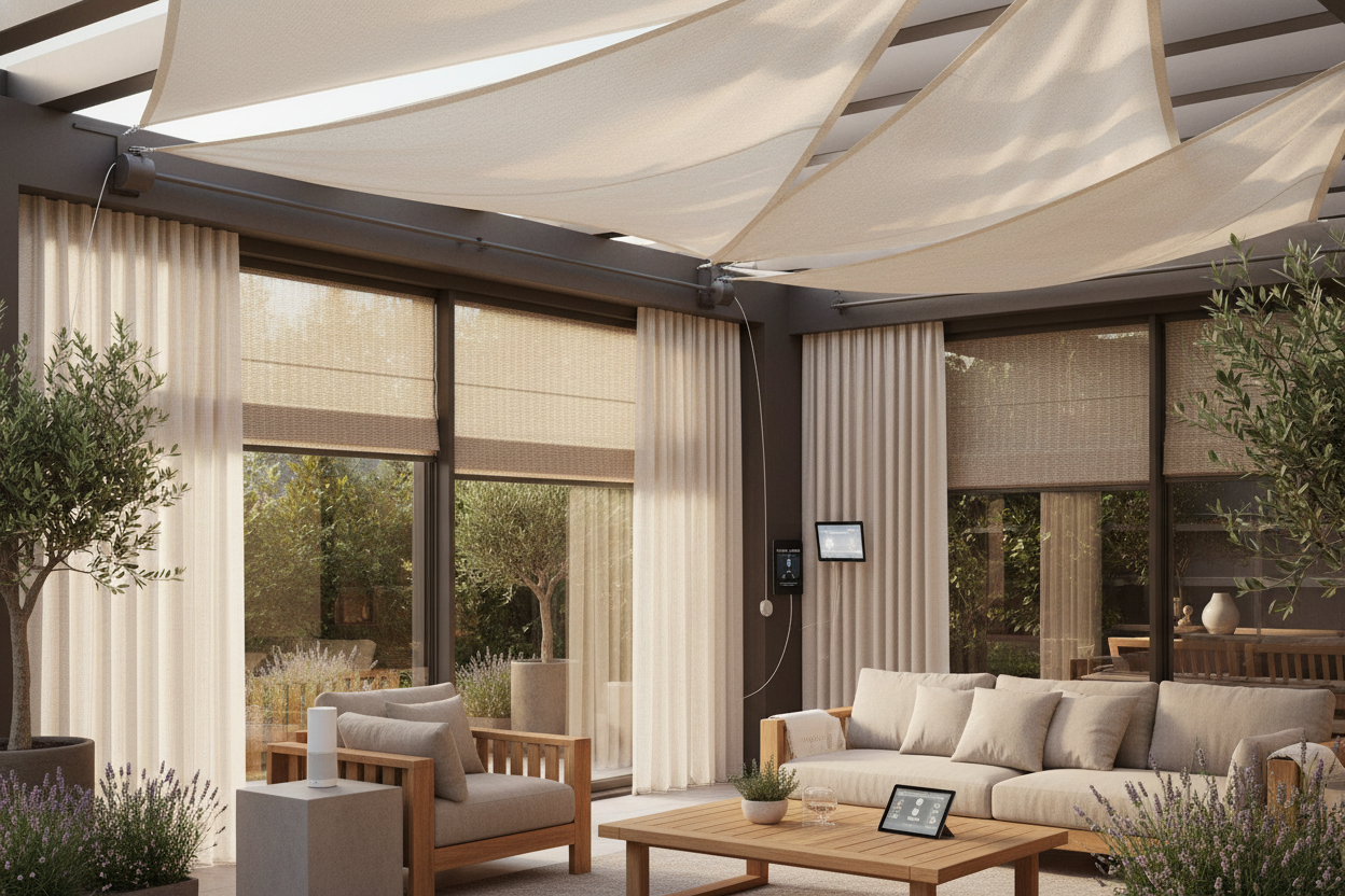 Sails for Shade: My Voice-Controlled Patio Upgrade