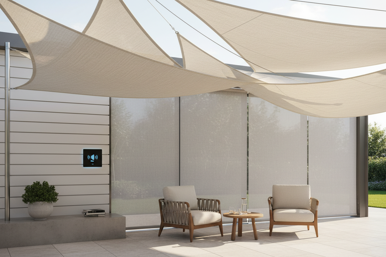 Sailing Sun Shade: Adding Voice Control to Your Patio