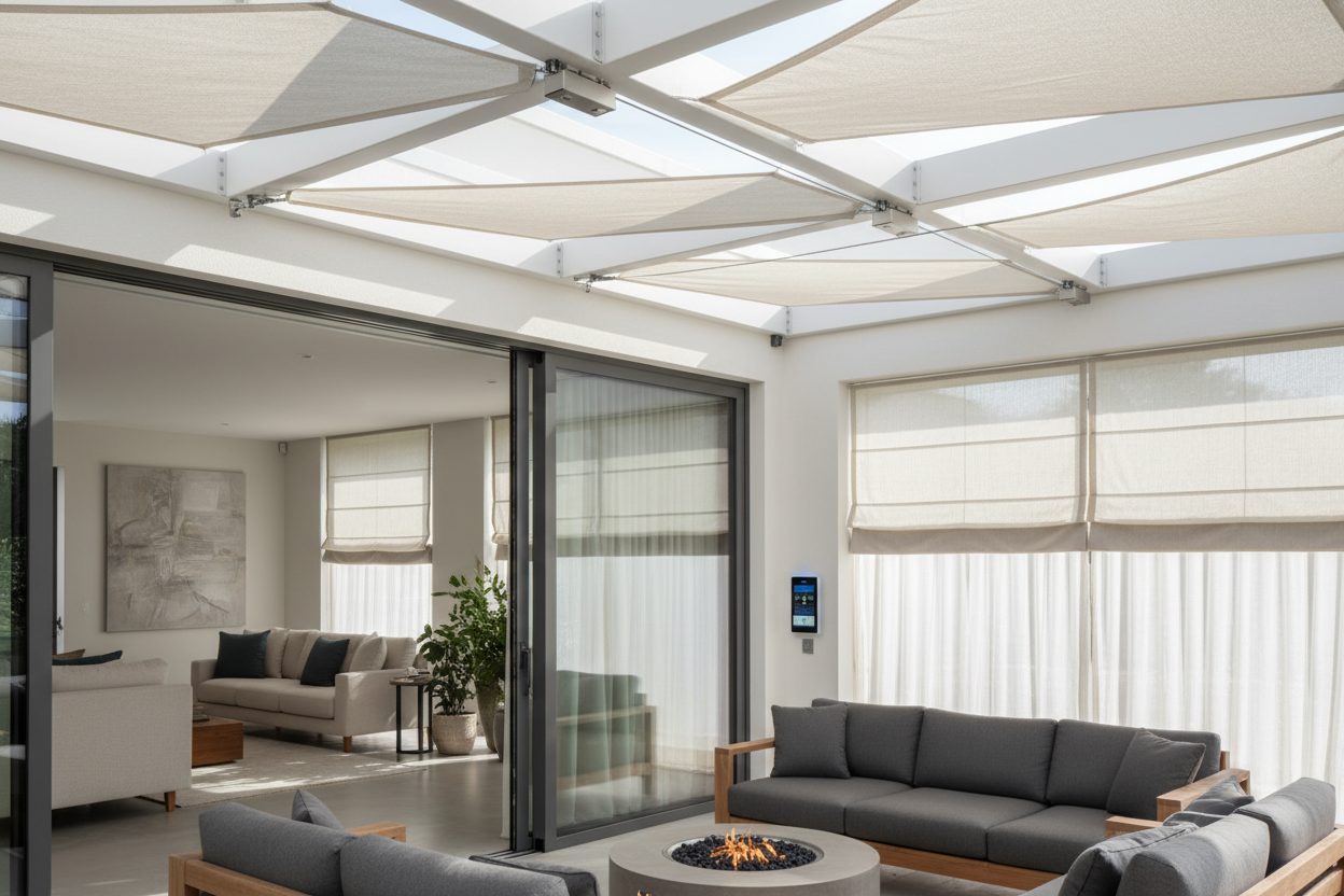 Ideas for Shade Sails: Motorizing Your Patio