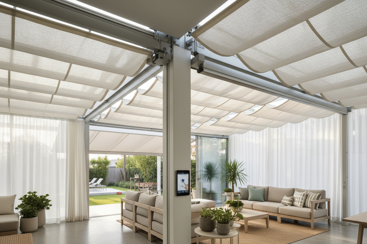 Fabric Shade Sails: Why I Motorized My Outdoor Oasis