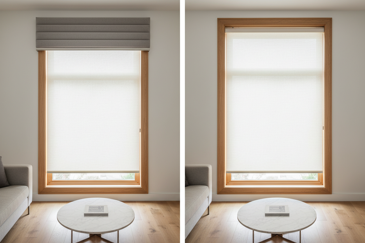Is the Valance Necessary? Mastering the Look of Exposed Roller Shades