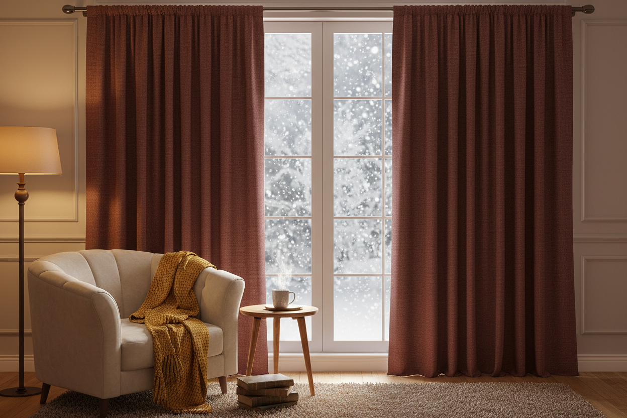 Keep the Chill Out: How the Right Cold Weather Curtains Can Warm Your Home Efficiently