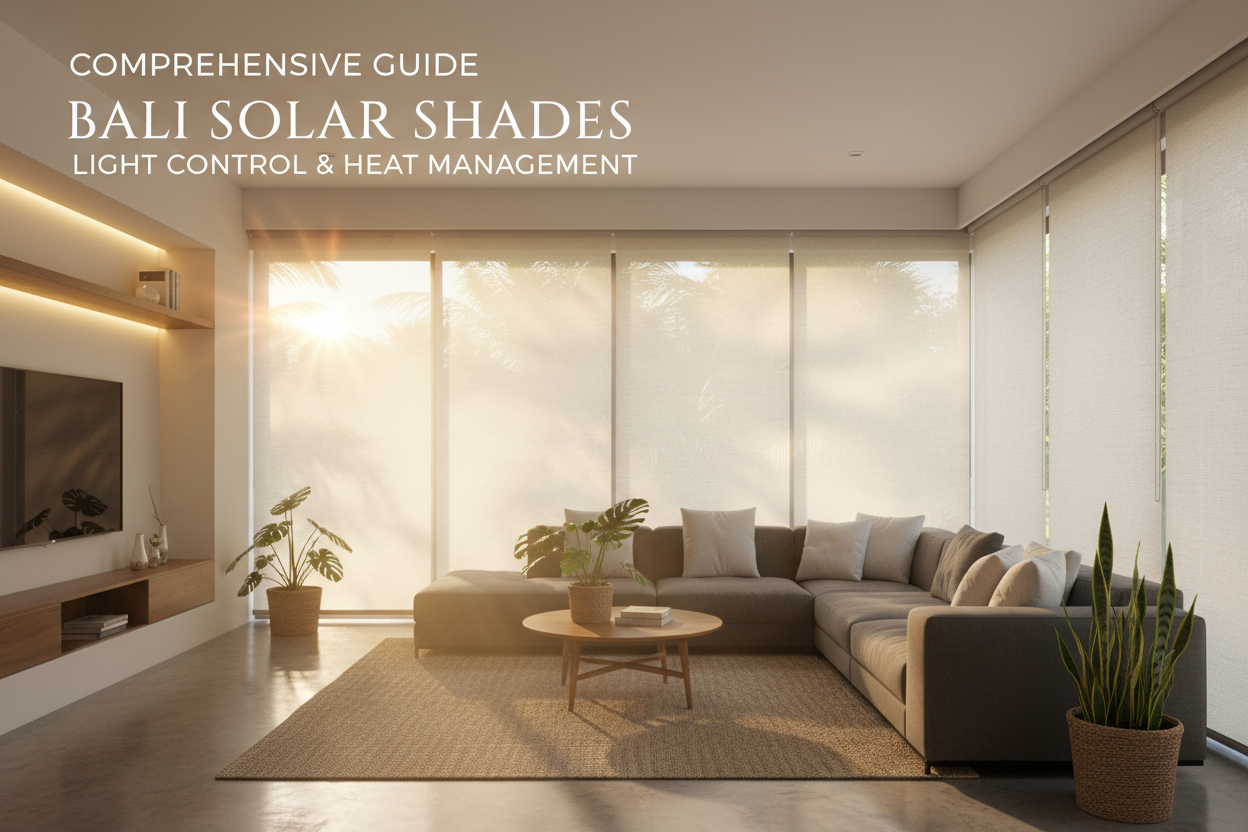 Mastering Light and Heat: A Comprehensive Guide to Bali Solar Shades for Homeowners
