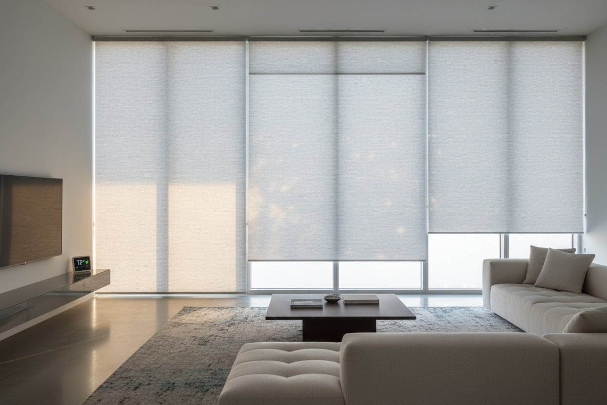 Mastering Light and Heat: The Real Value of Motorized Indoor Solar Shades