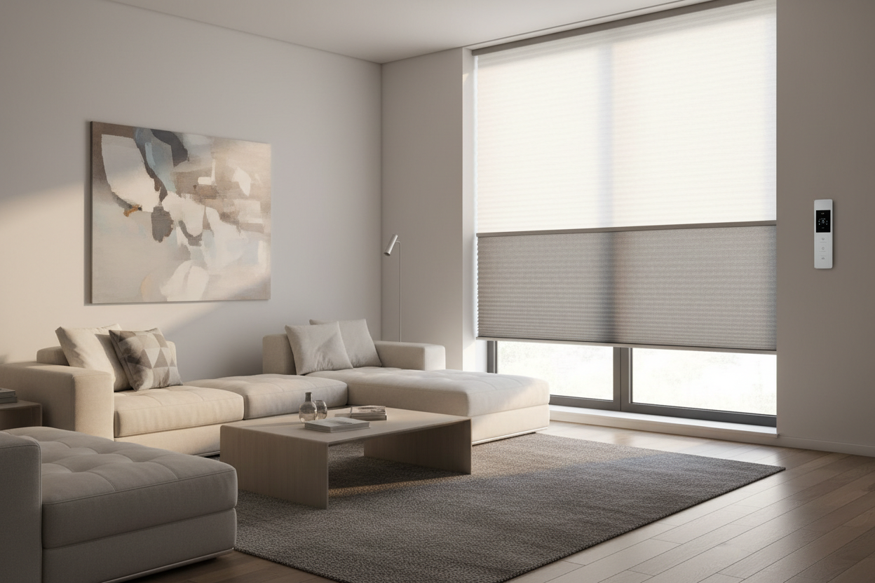 Mastering Light and Privacy: A Guide to Motorized Day/Night Cellular Shades