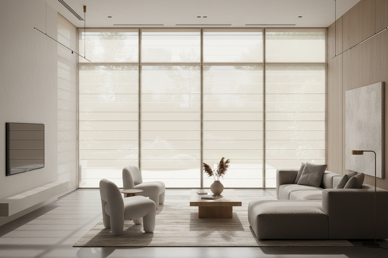 Mastering Natural Light: A Practical Guide to Motorized Solar Shades for the Modern Home