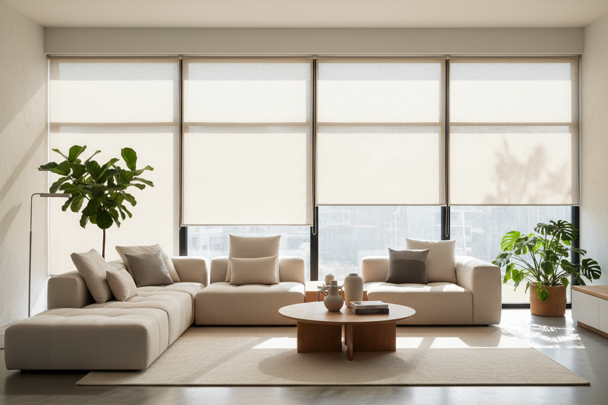 Mastering Natural Light: How to Choose the Perfect Roller Shades for Your Home