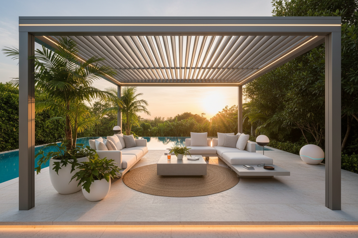 Mastering Outdoor Comfort: The Real Value of Automated Pergola Shading
