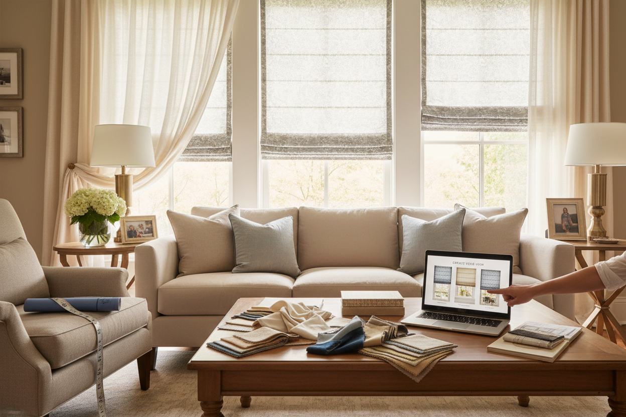 Mastering the Art of Buying Custom Window Treatments from Home