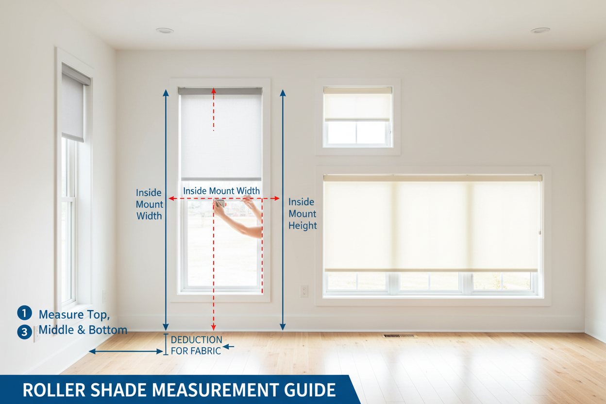 Mastering the Measure: A Guide to Fitting Roller Shades for Every Window Width
