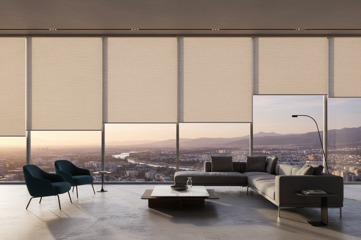 Mastering the View: A Practical Guide to Roller Shades for Expansive Glass