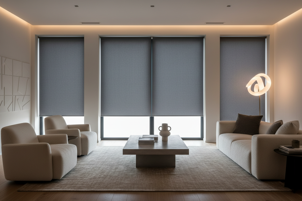Maximize Comfort and Style with Inside Mount Blackout Roller Shades