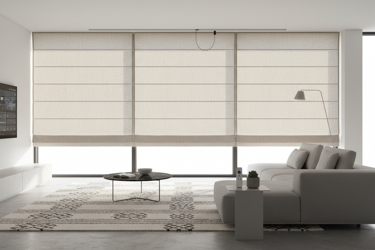 Modernizing Your Home: A Complete Guide to Motorized Roman Shades