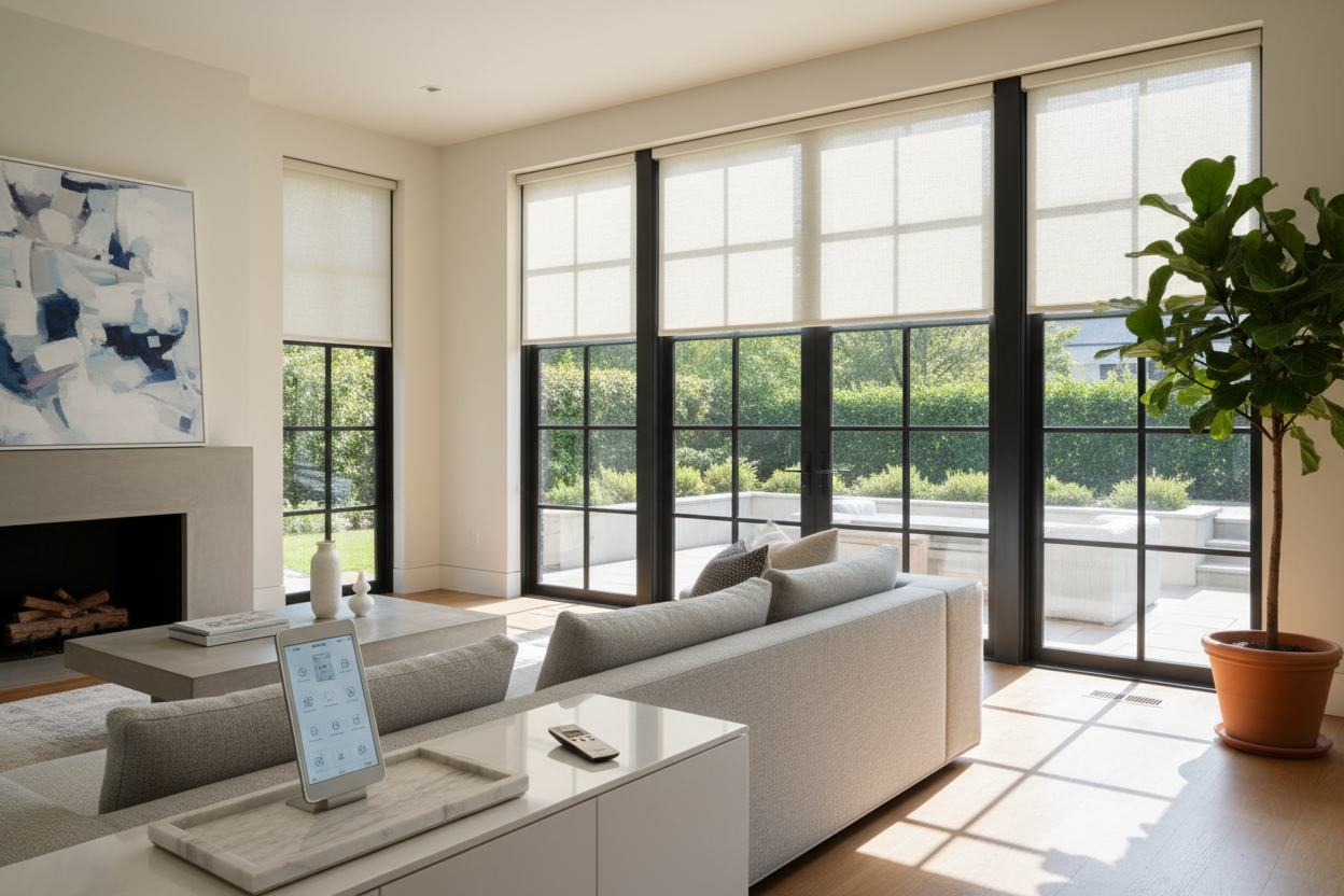Modernizing Your View: A Practical Guide to Motorized Shades for French Doors
