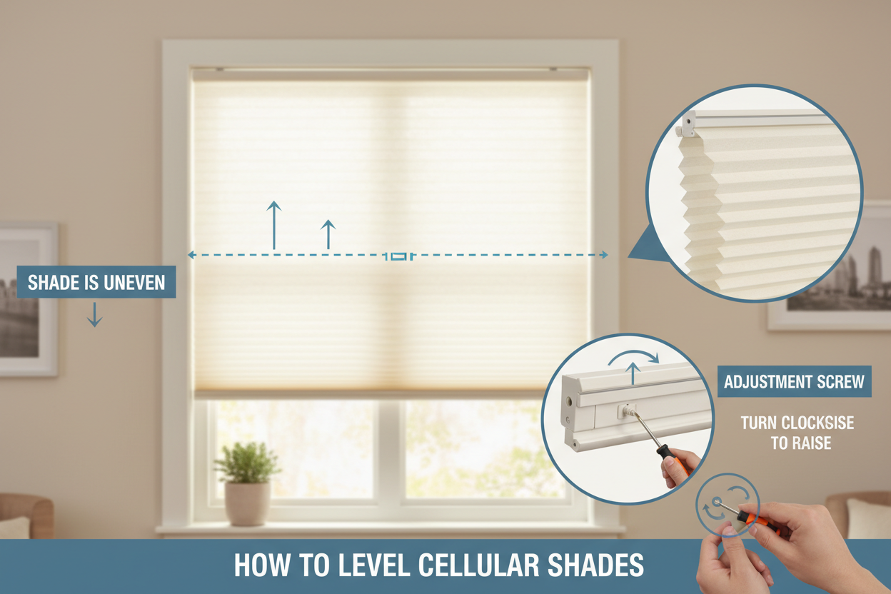 My Cellular Shades Are Lopsided: A Practical Guide to Leveling Them